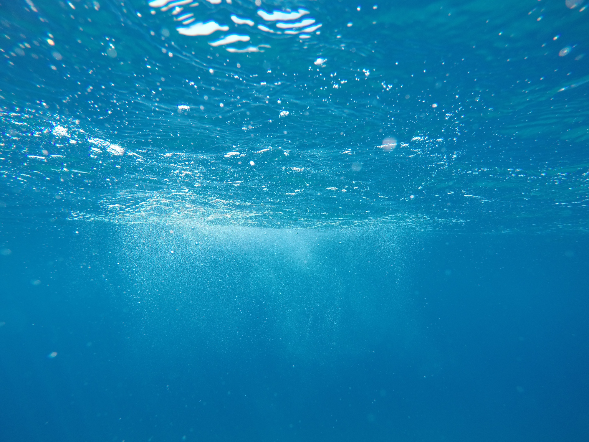 Underwater Bubbles in the Ocean